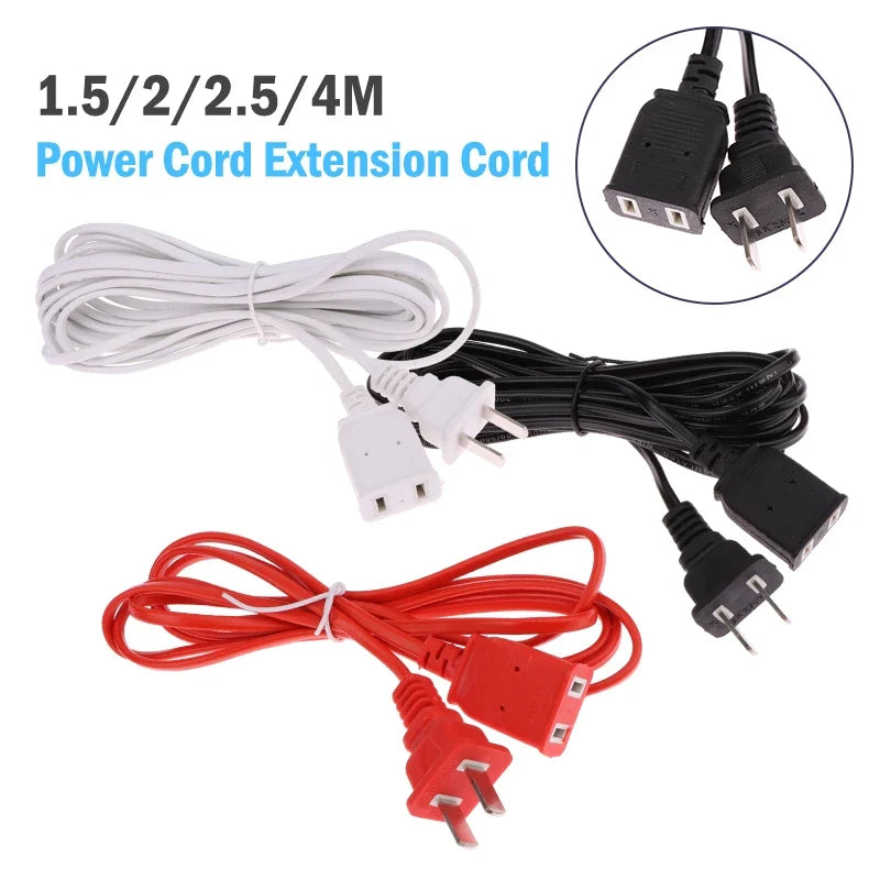 AC Power Extension Cord with On/Off Switch – US & EU Plug