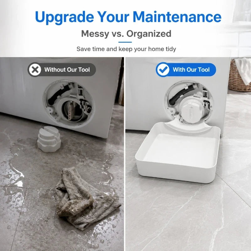 Washing Machine Drain Tray – Leak-Proof Floor Protector Pan