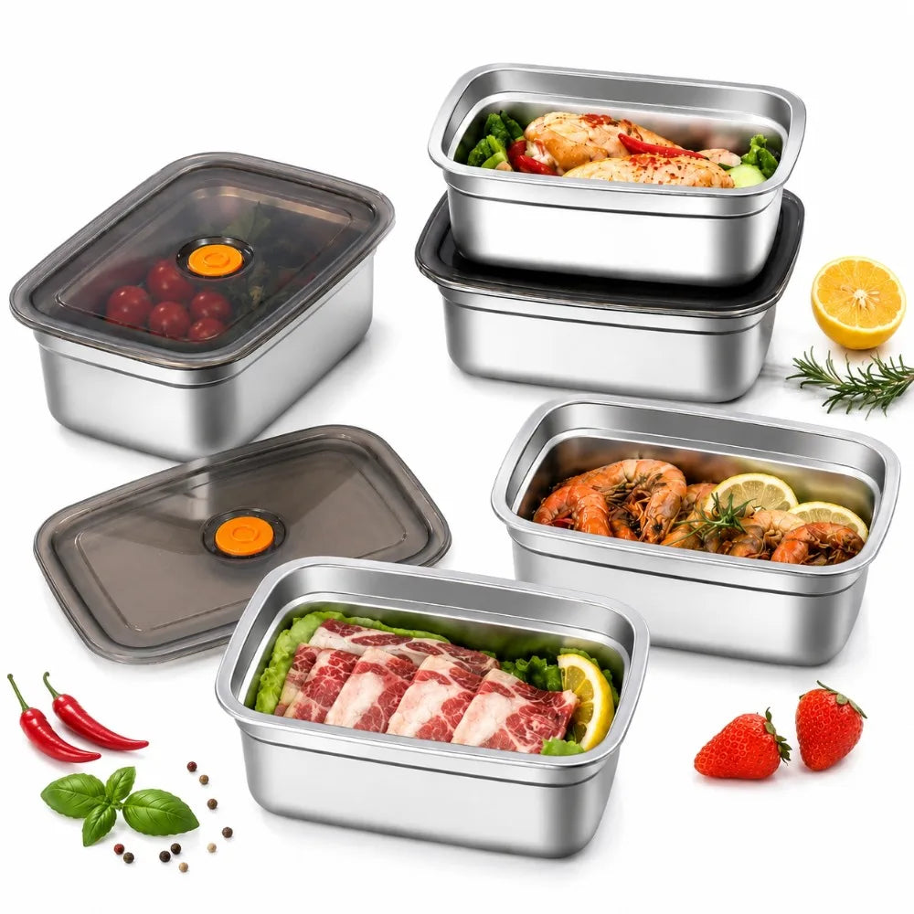 Stainless Steel Bento Box – Leak-Proof Lunch Container