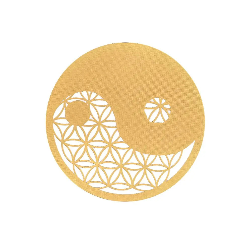 Metal Copper Sacred Geometry Stickers – 9 Styles for Jewelry Crafts