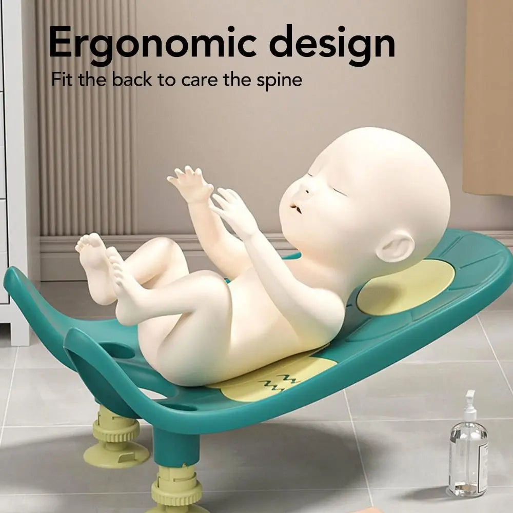 Portable Non-Slip Baby Bath Seat | Adjustable Infant Support
