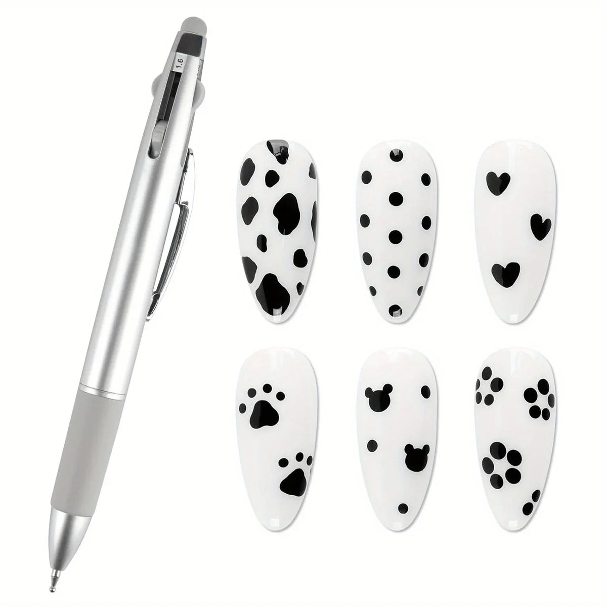 5-in-1 Nail Dotting Pen Set | Ballpoint Nail Art Tool