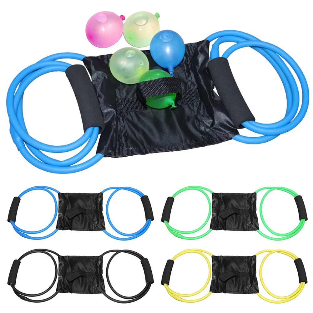 Water Balloon Slingshot Launcher – Long Range 3-Person Team