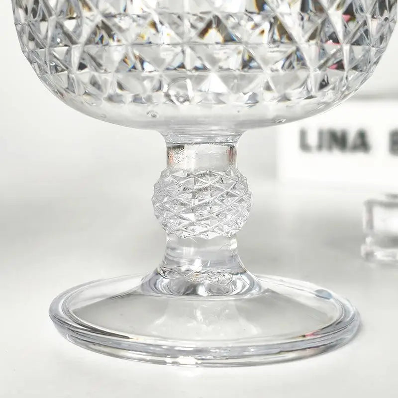 BPA-Free Shatterproof Plastic Stemmed Goblet | Reusable Wine Glass