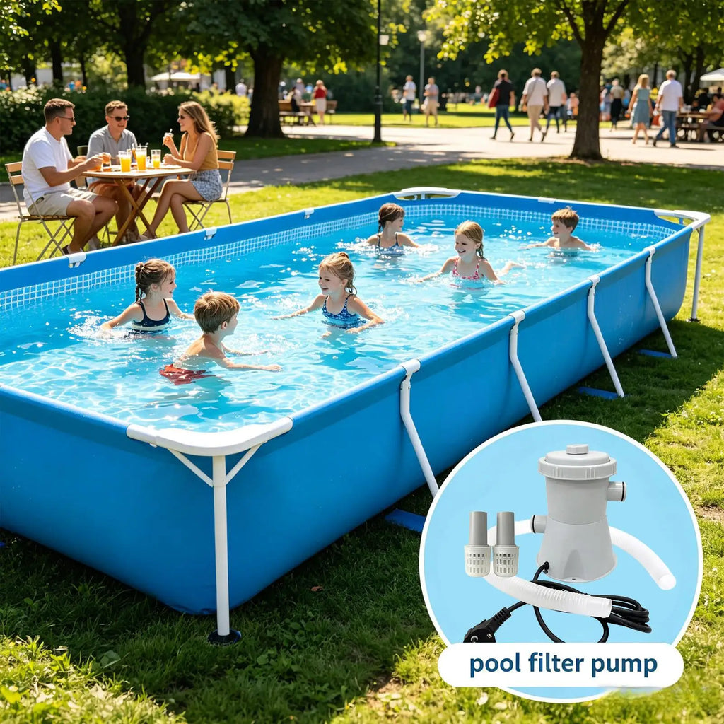 Swimming Pool Sand Filter Pump Set – Backyard Water Filtration
