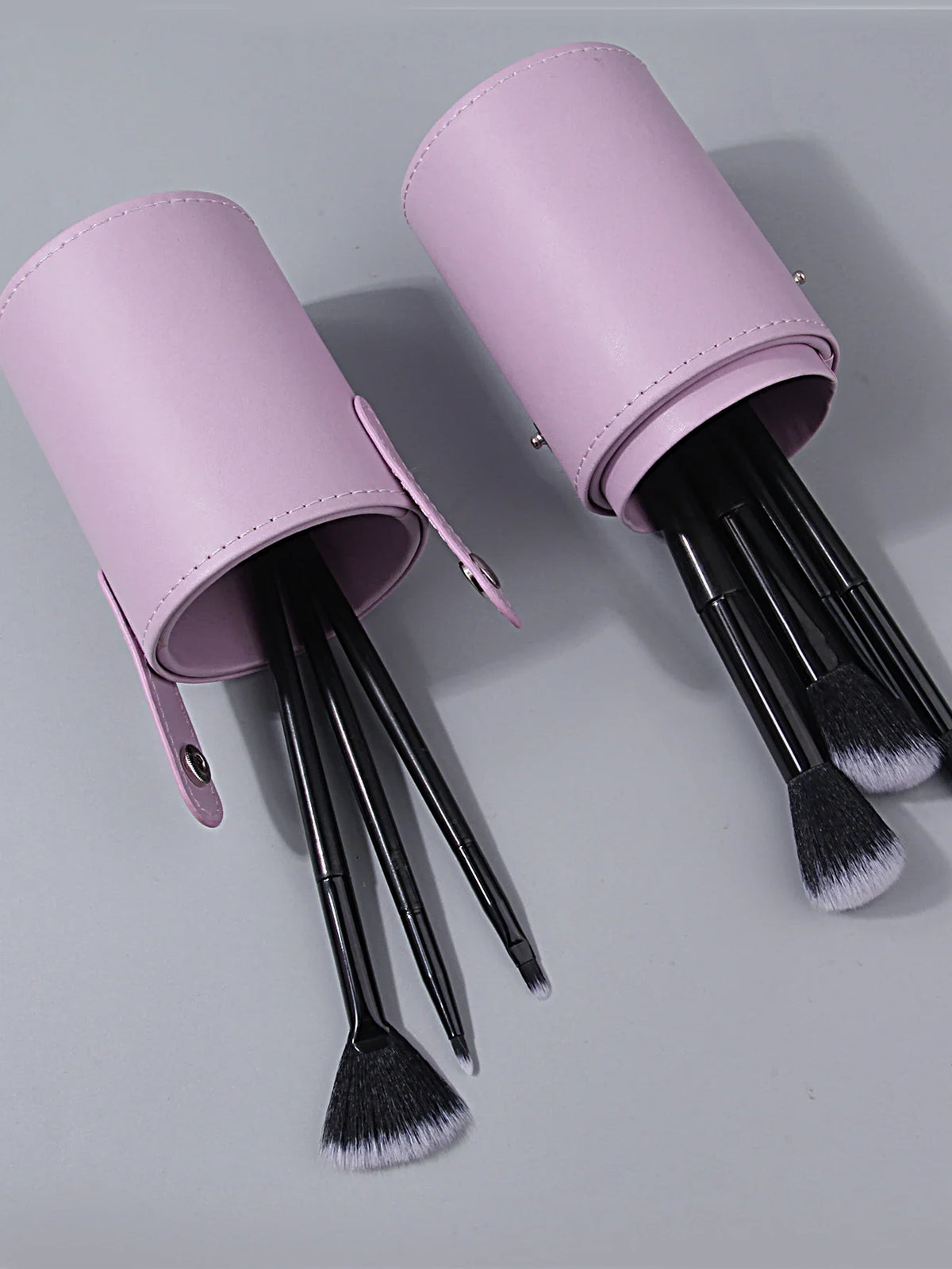 PU Leather Makeup Brush Holder – Large Capacity Organizer