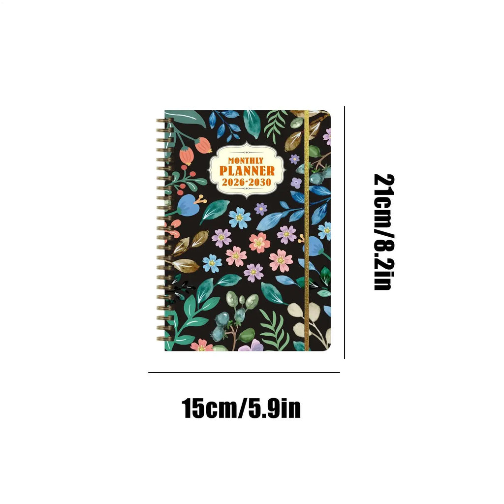 2026–2030 Weekly & Monthly Coil Planner | 5-Year Datebook