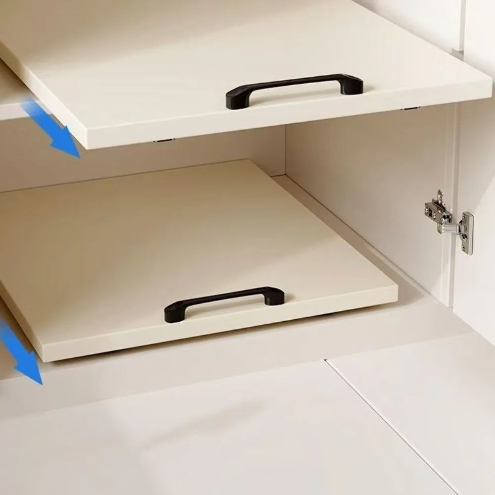 Under Sink Pull-Out Shelf No-Drill Slide-Out Cabinet Organizer