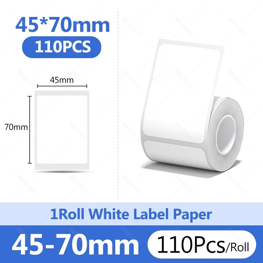 Niimbot Thermal Label Paper Round White 20-50mm | B1 B21 B203