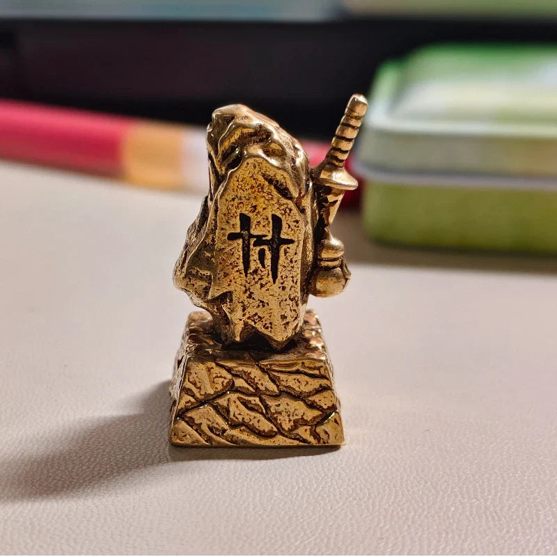 Where Winds Meet Metal Keycaps – Martial Arts Desktop Ornament