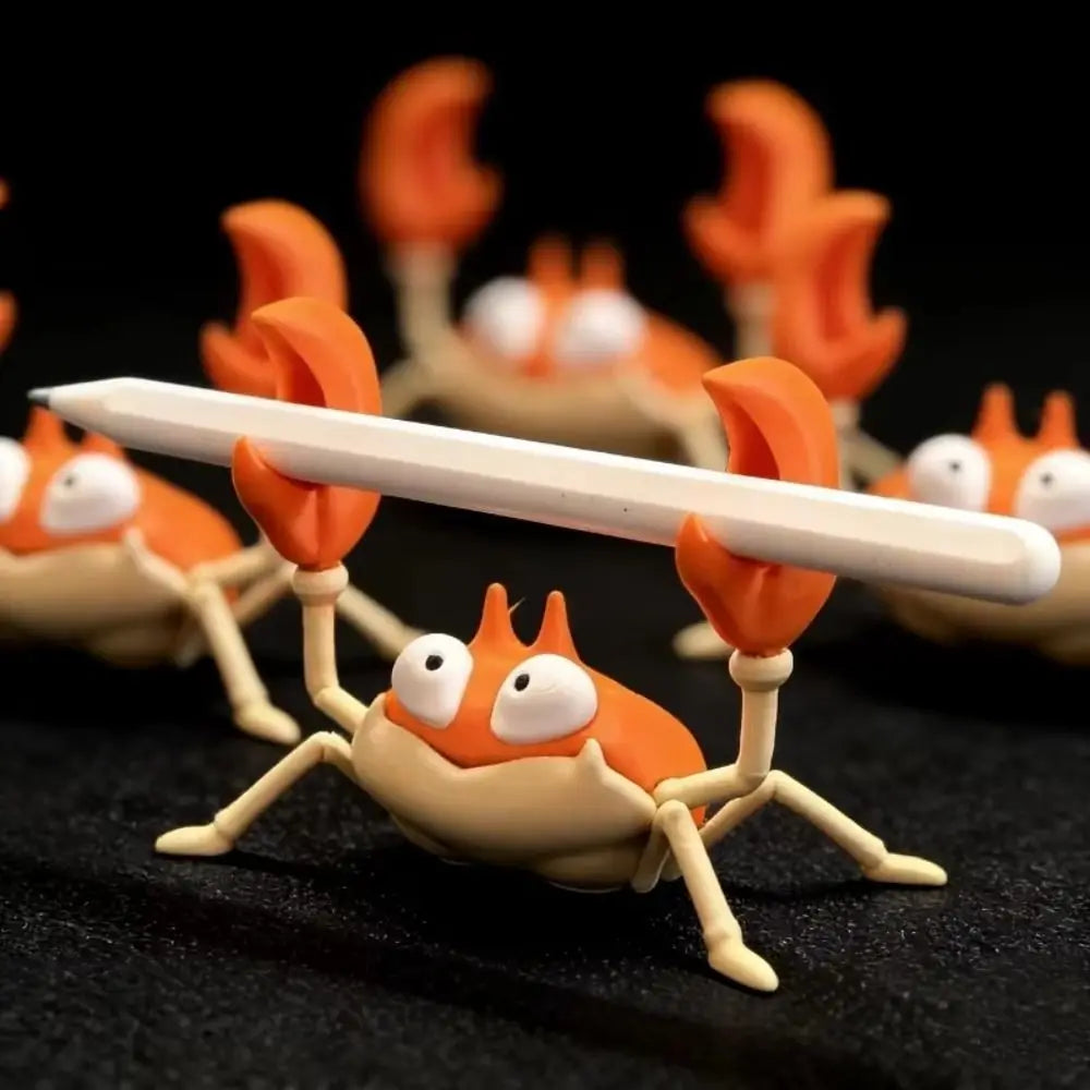 Weightlifting Crab Pen Holder – Novelty PLA Desk Organizer