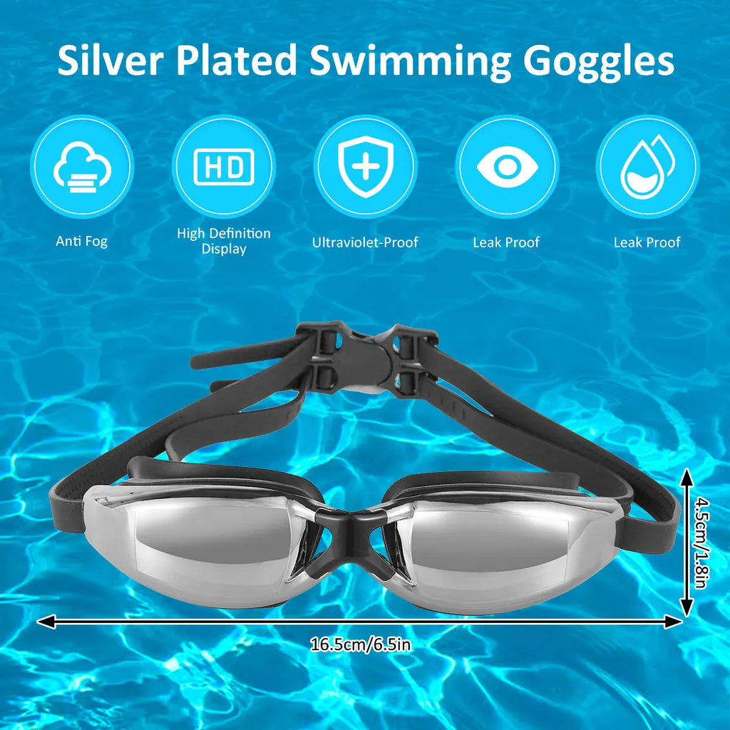 Nixie Swimming Goggles – UV Protection & Anti-Fog Wide View