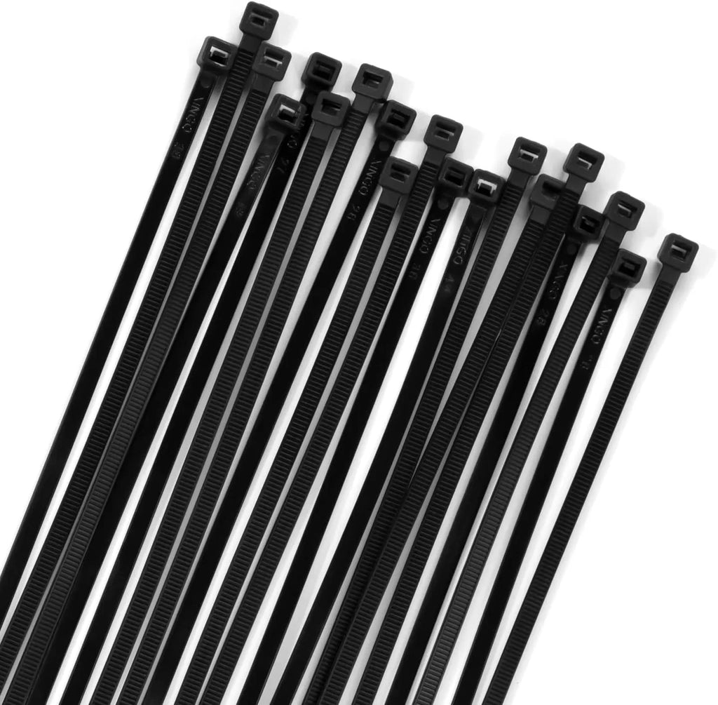 White Nylon Zip Ties 4x150mm 100pcs – Self-Locking Cable Ties