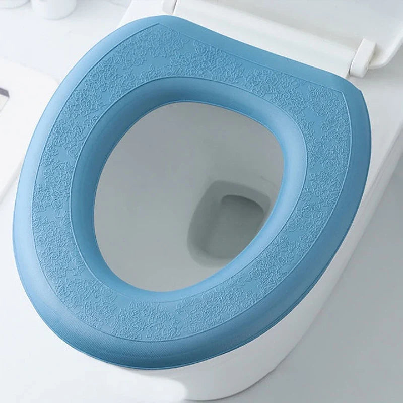 Waterproof Soft Foam Toilet Seat Cover Cushion – Washable O-Shape