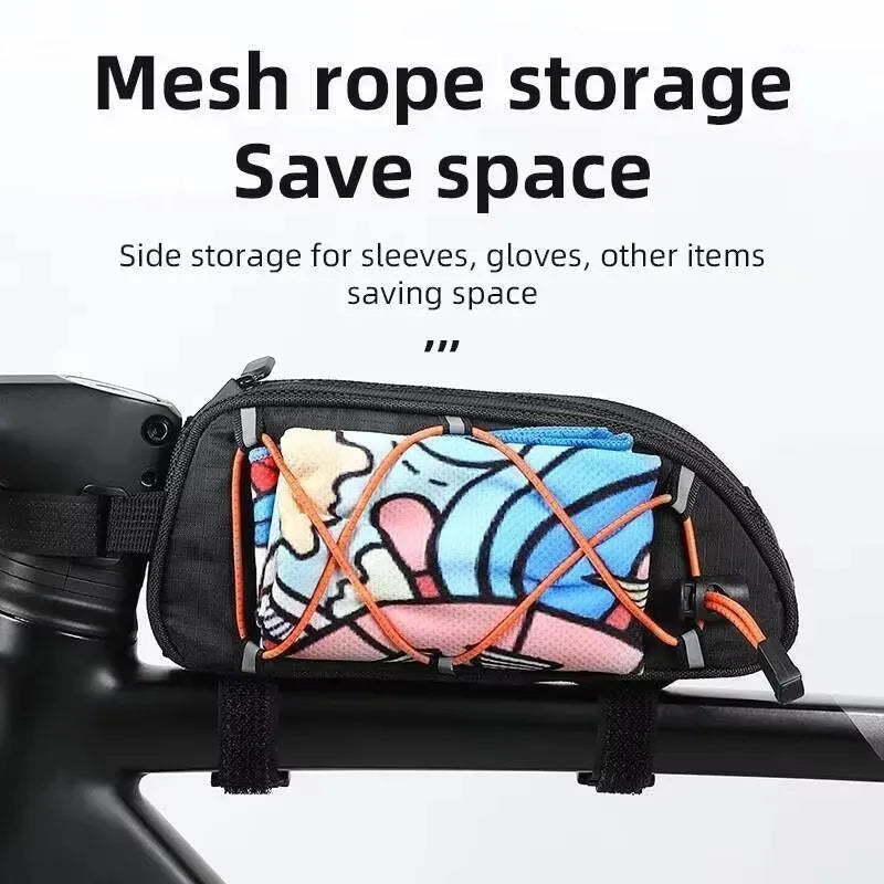 ESLNF Rainproof Bike Top Tube Bag – Reflective MTB Road Cycling