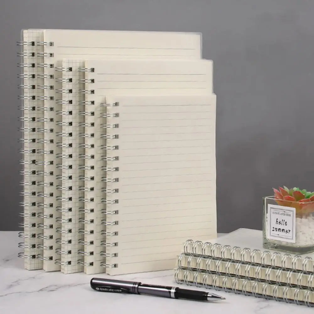 Spiral Coil Notebook A4 A5 A6 B5 – Grid, Blank & Lined