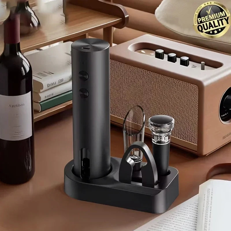 CLITON Electric Wine Opener – Automatic Corkscrew & Aerator Set