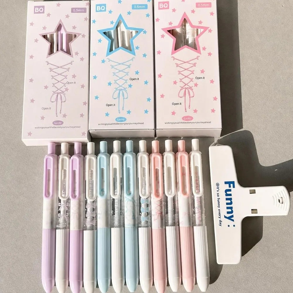 Sweet Ballet Gel Pens 4-Pack | 0.5mm Aesthetic Stationery Set
