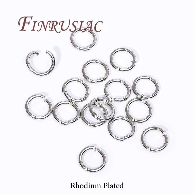 Gold Plated Open Jump Rings 3–8mm | DIY Jewelry Connectors