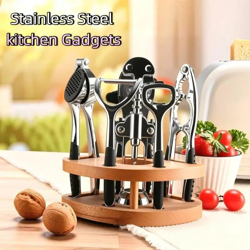 4-in-1 Stainless Steel Kitchen Opener Set – JETTING
