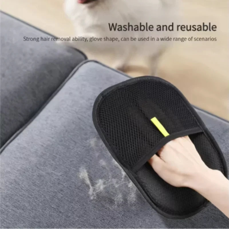 Pet Hair Remover Gloves – Washable Deshedding Mitts for Cats & Dogs