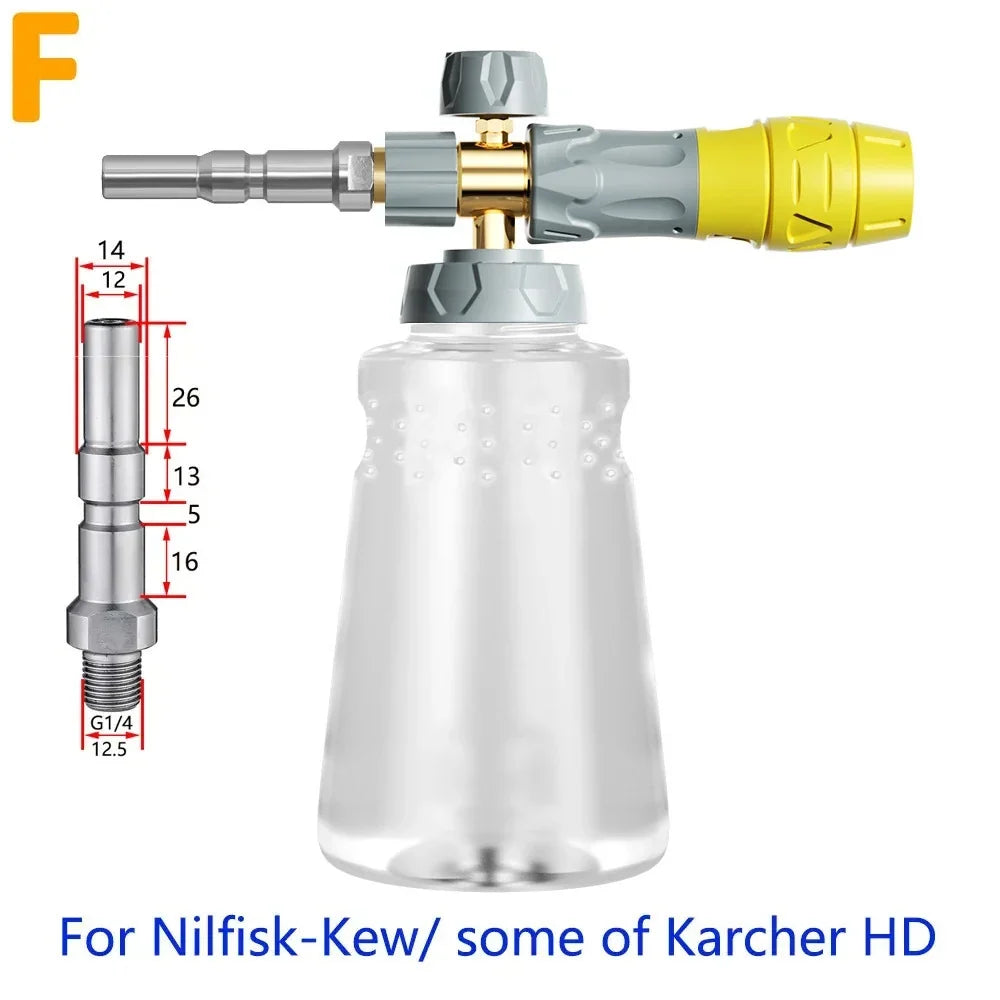 Snow Foam Lance Foam Cannon | Adjustable Pressure Washer Gun
