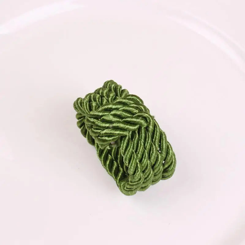 Woven Rope Napkin Rings – Wedding & Holiday Table Décor