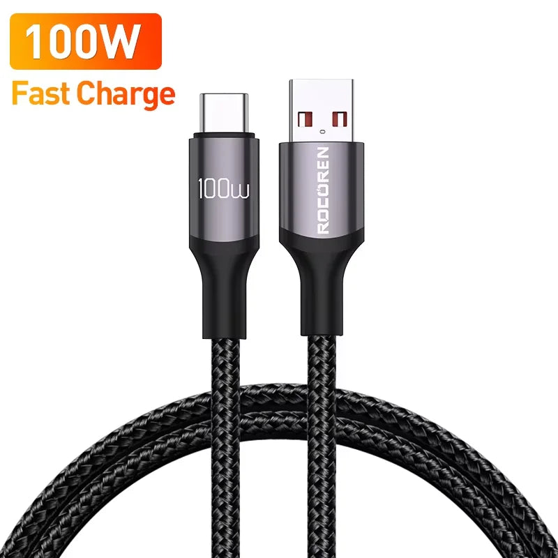 Rocoren USB-C Cable 3A Fast Charging 3M | Xiaomi Samsung Huawei