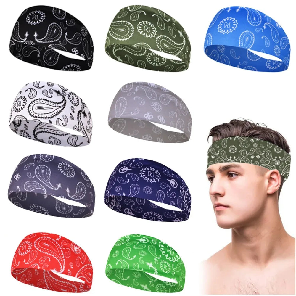 Elastic Sweatproof Sports Headband – Yoga & Fitness Hair Band