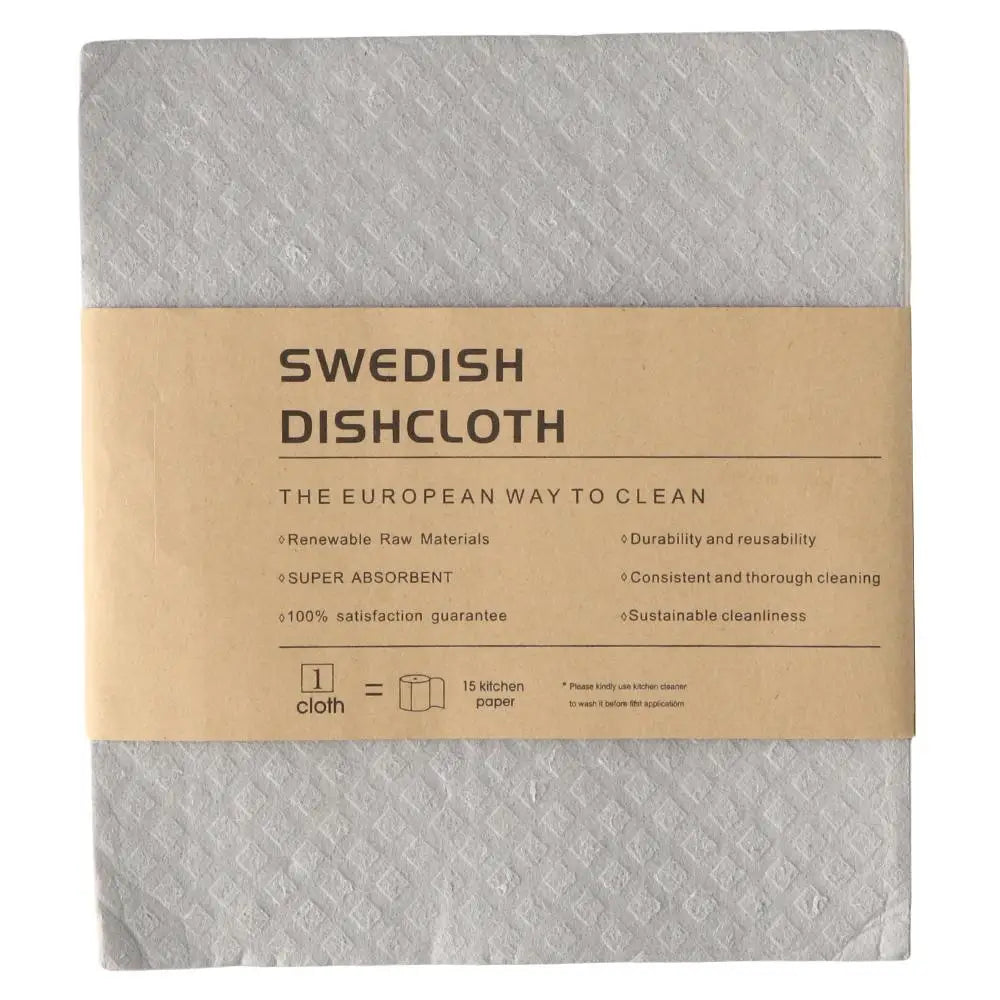 10-Pack Reusable Cellulose Sponge Dishcloths | Swedish Kitchen Cloths