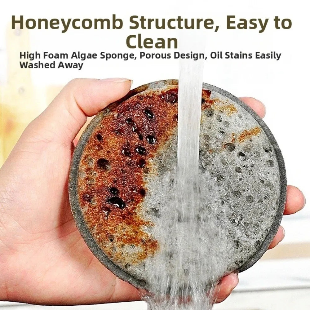 Round Non-Scratch Dishwashing Sponges – Multi-Use Pack of 5/10/20