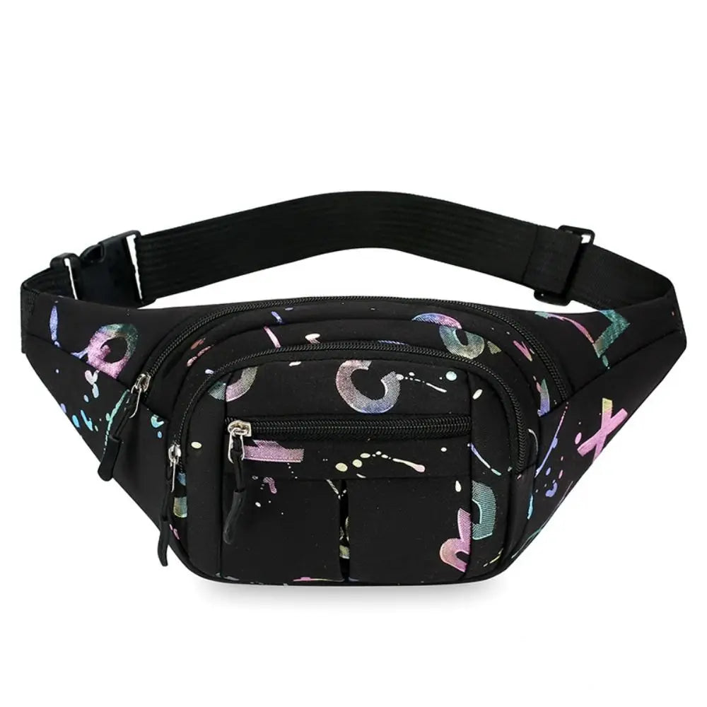 Women's Sport Waist Bag – Multi-Compartment Crossbody