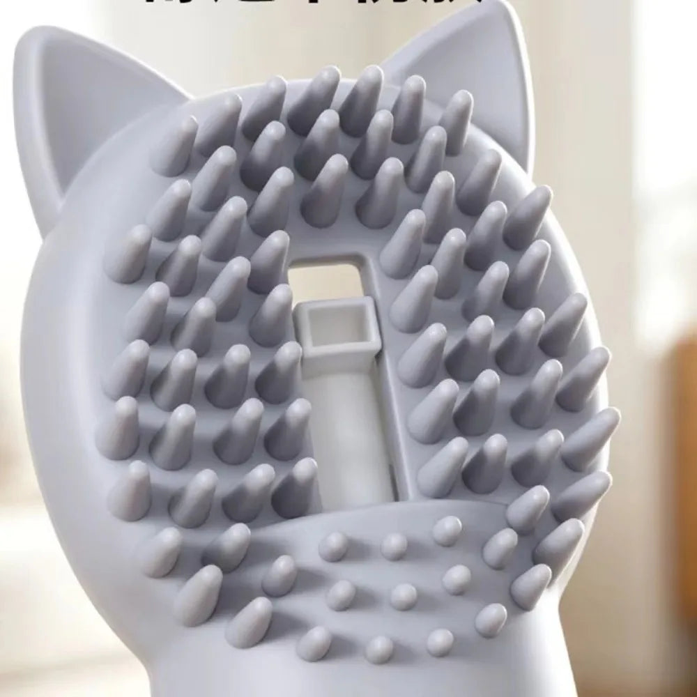 TPE Pet Bath Brush – Foaming Massage & Gentle Coat Cleaner
