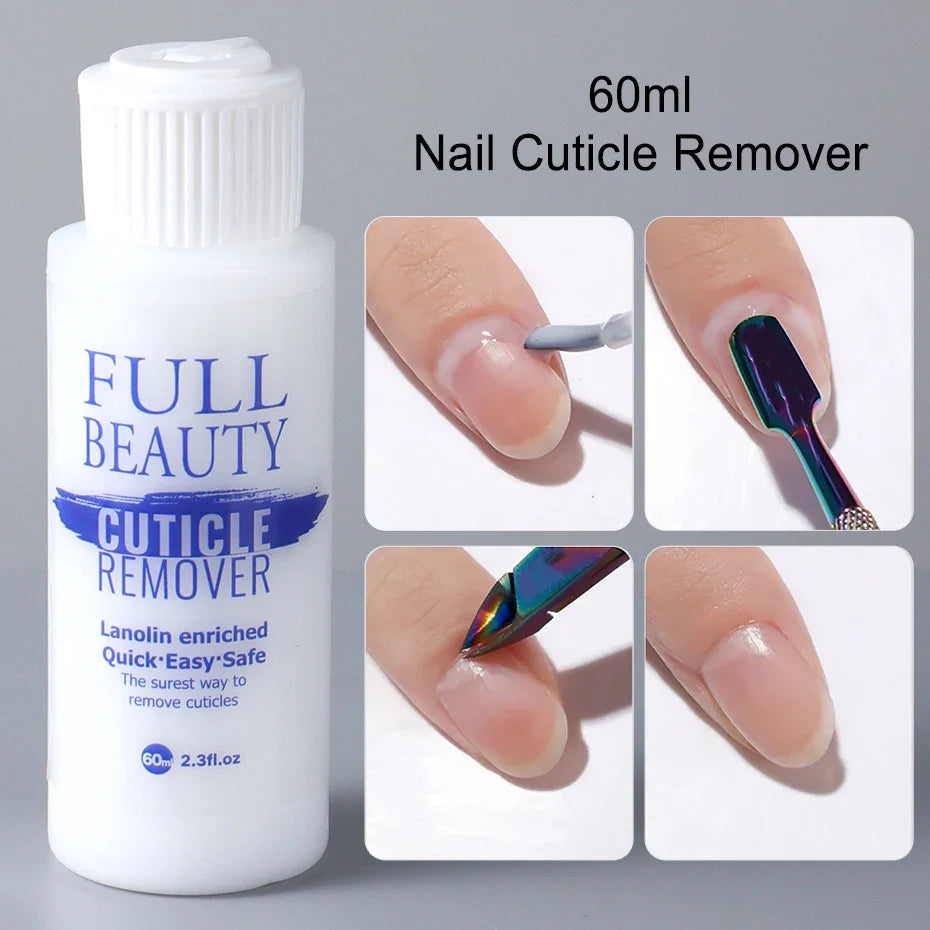 Nail Cuticle Remover Softener & Exfoliator Oil 30ml/60ml