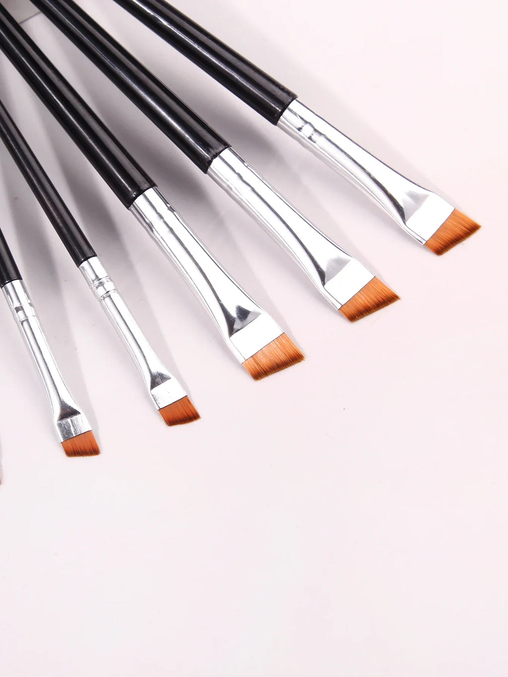 6-Piece Eye Makeup Brush Set – Eyeliner & Eyebrow Brushes