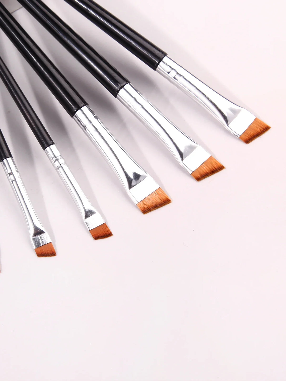 6-Piece Eye Makeup Brush Set – Eyeliner & Eyebrow Brushes