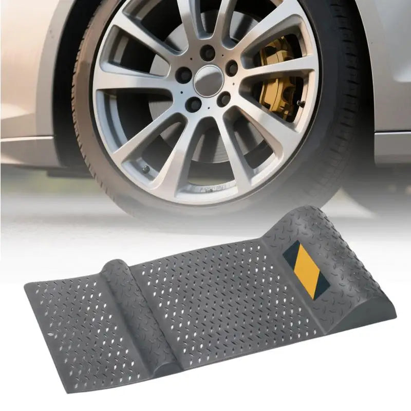 Non-Slip Garage Parking Mat – Wheel Chock Tire Stopper