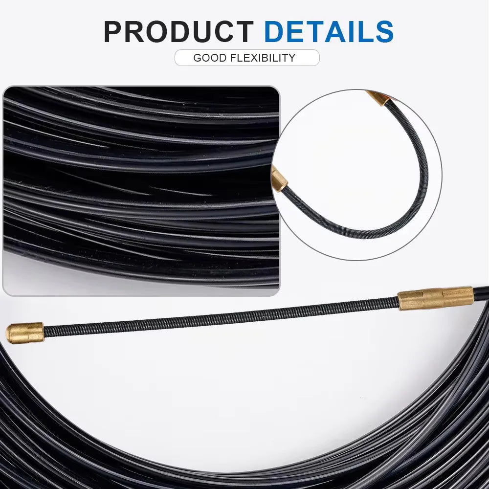 3mm Nylon Fish Tape Cable Puller – 5M to 40M Wire Threader