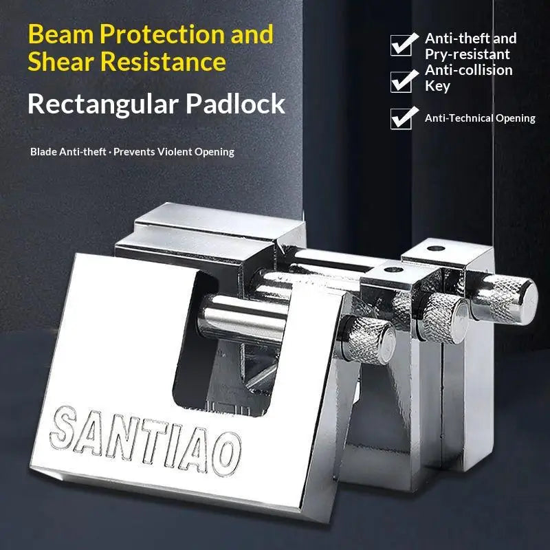 Stainless Steel Security Padlock 40–100mm | Cut-Resistant
