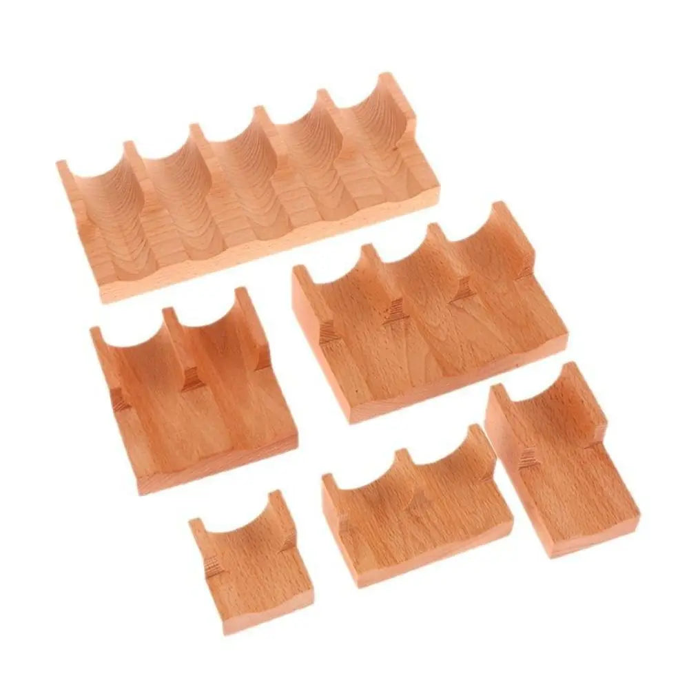 Wooden U-Shape Sushi Rack – Elegant Taco & Food Stand
