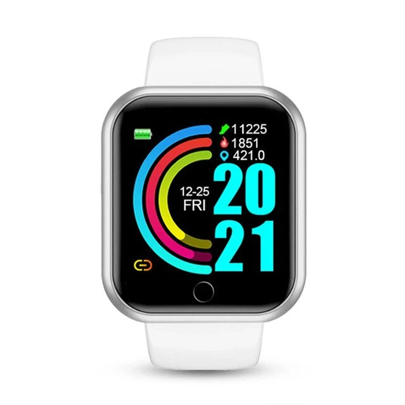 Smart Watch Fitness Tracker – Bluetooth Music & Heart Rate Monitor