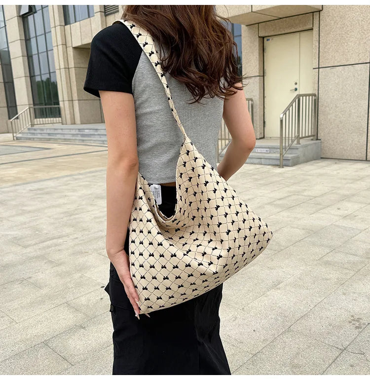 Bowknot Crossbody Bag for Women – Vintage Casual Shoulder Bag