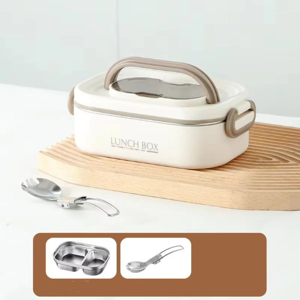 Stainless Steel Thermal Lunch Box Set – Stackable & Insulated