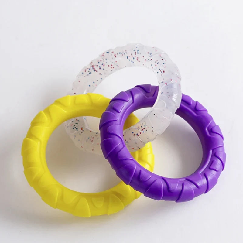 TPR Loop Ring Dog Chew Toy for Aggressive Chewers & Puppies