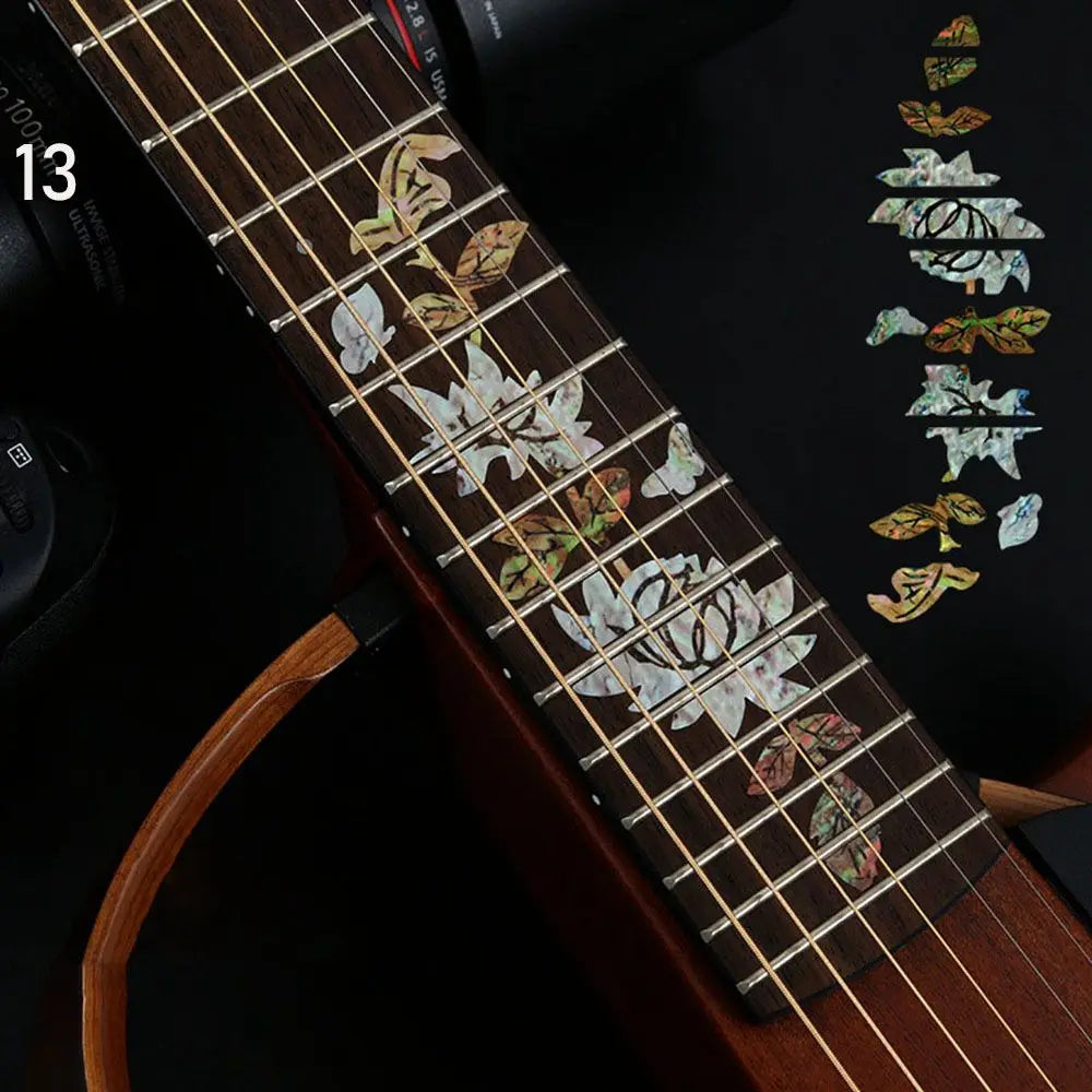 Guitar Fretboard Stickers – Ultra Thin Cross Inlay Decals
