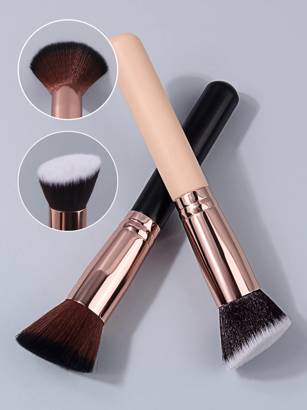 Angled Contour Brush – Soft Bronzer & Blush Makeup Tool