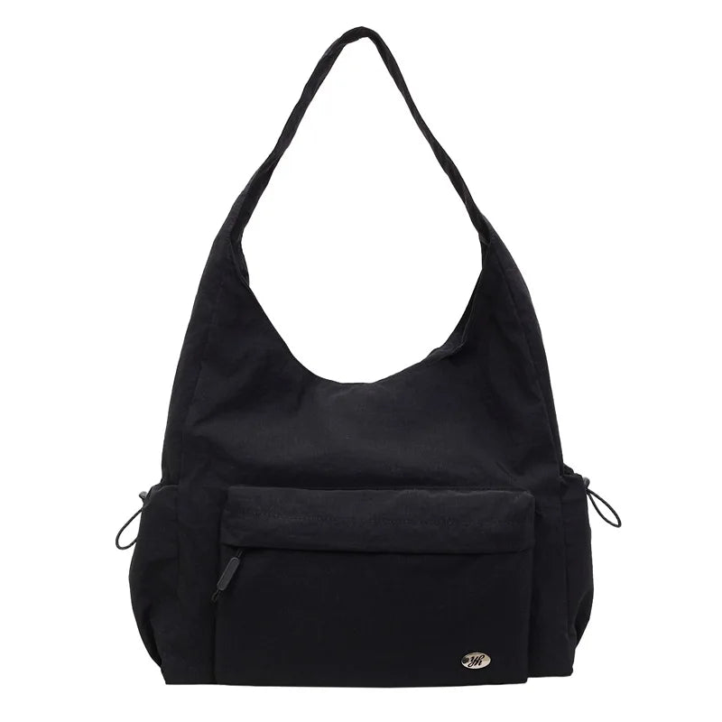 Women's Large Capacity Minimalist Nylon Tote Shoulder Bag