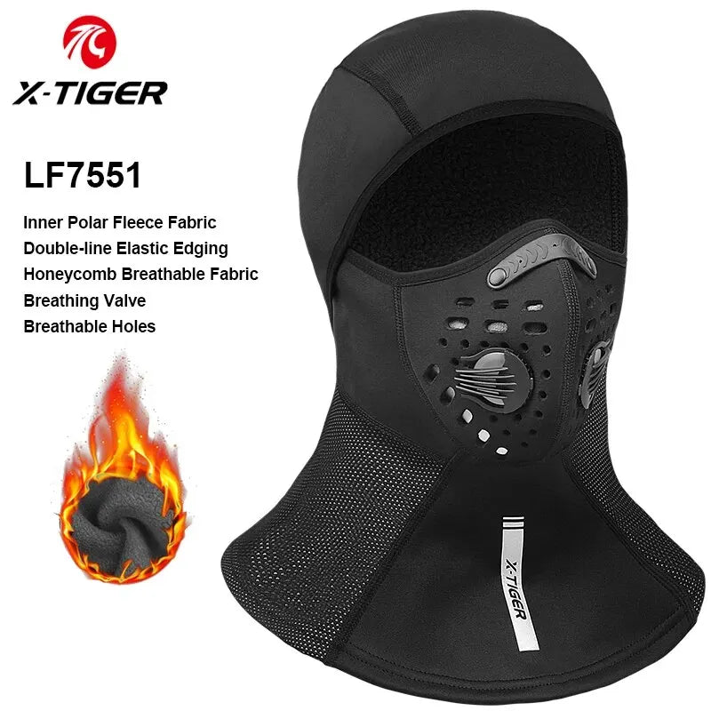 X-TIGER Winter Balaclava Full Face Mask – Windproof Cycling Ski