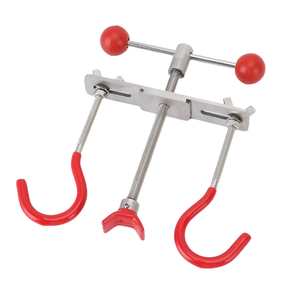 Stainless Steel Bonsai Branch Bender – Red Non-Slip Tool