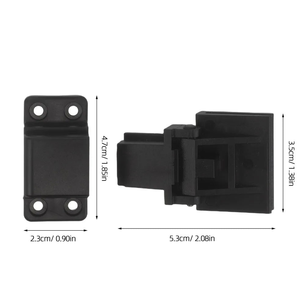 Turntable Dust Cover Hinges – Plastic Replacement Pair
